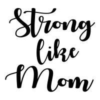 Strong Like Mom Debie Paper Bag - 10 X 5 X 13 | Artistshot