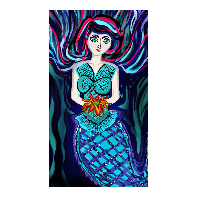 Mermaid Eyes Debie Paper Bag - 10 X 5 X 13 | Artistshot