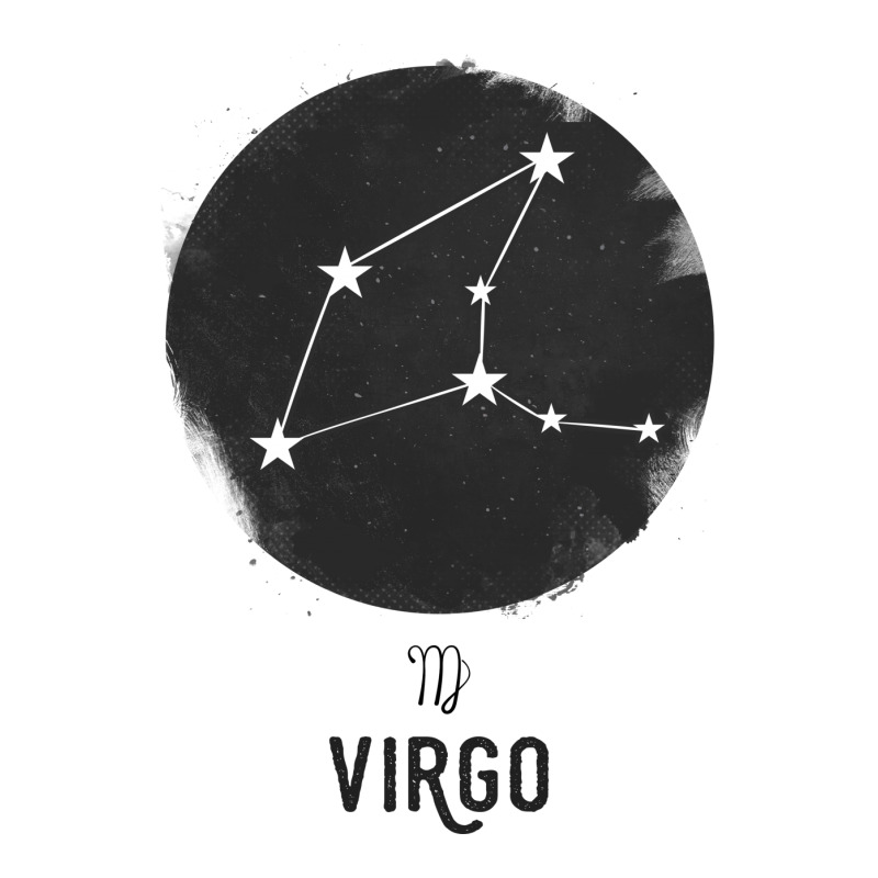 Minimal Virgo Zodiac Sign Double Wine Paper Bag - 6 1/2 X 3 1/2 X 12 3/8 | Artistshot