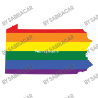 Pennsylvania Rainbow Flag Queen Paper Bag - 16 X 6 X 19 1/4 | Artistshot