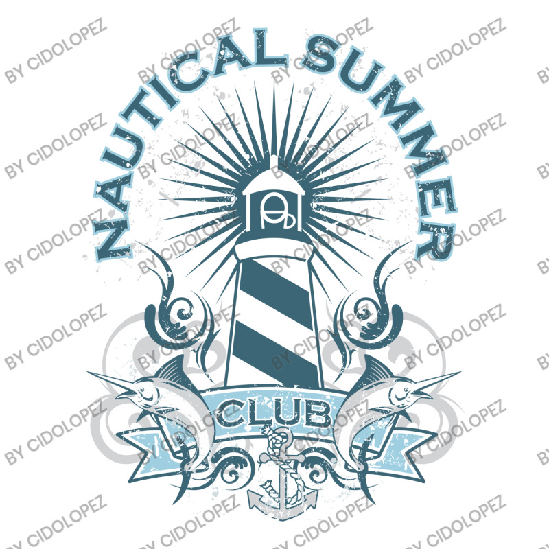 Nautical Summer Club Vogue Paper Bag - 16 X 6 X 12 | Artistshot