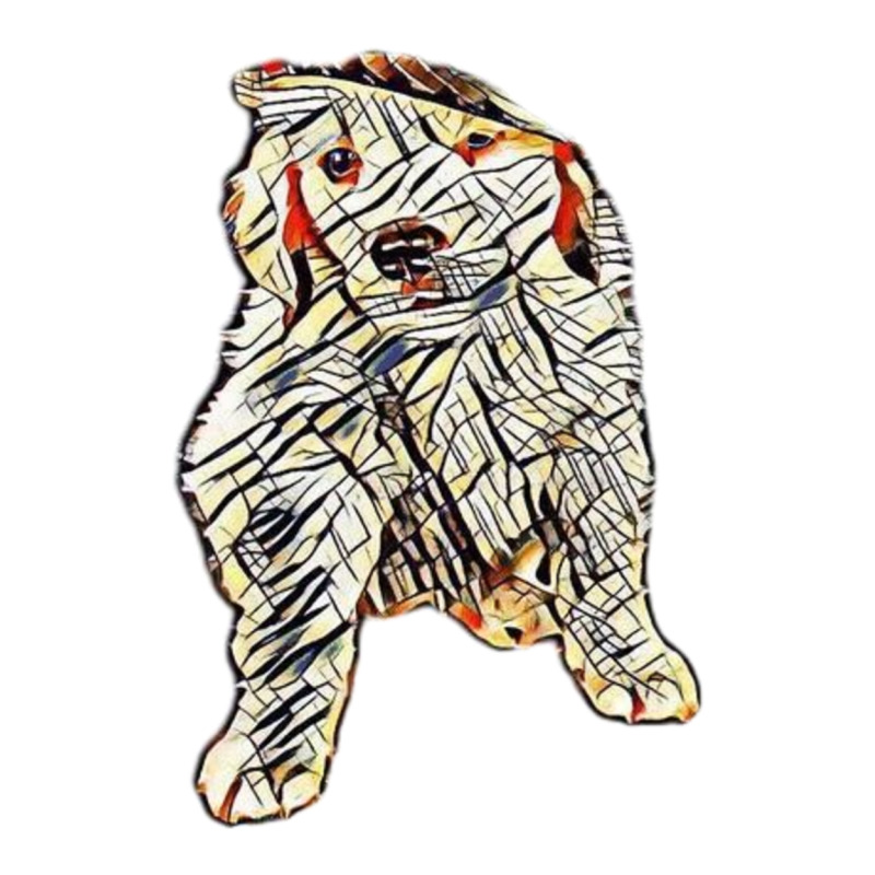 Golden Retriever Puppy Wearin Cub Paper Bag - 8 X 4 1/2 X 10 1/4 | Artistshot