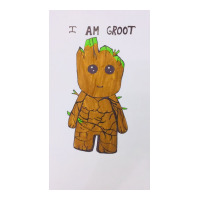 Groot Add Your Name Debie Paper Bag - 10 X 5 X 13 | Artistshot