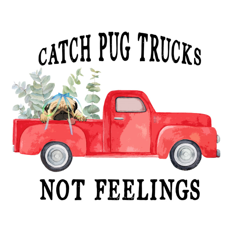 Catch Pug Trucks Not Feelings Double Wine Paper Bag - 6 1/2 X 3 1/2 X 12 3/8 | Artistshot