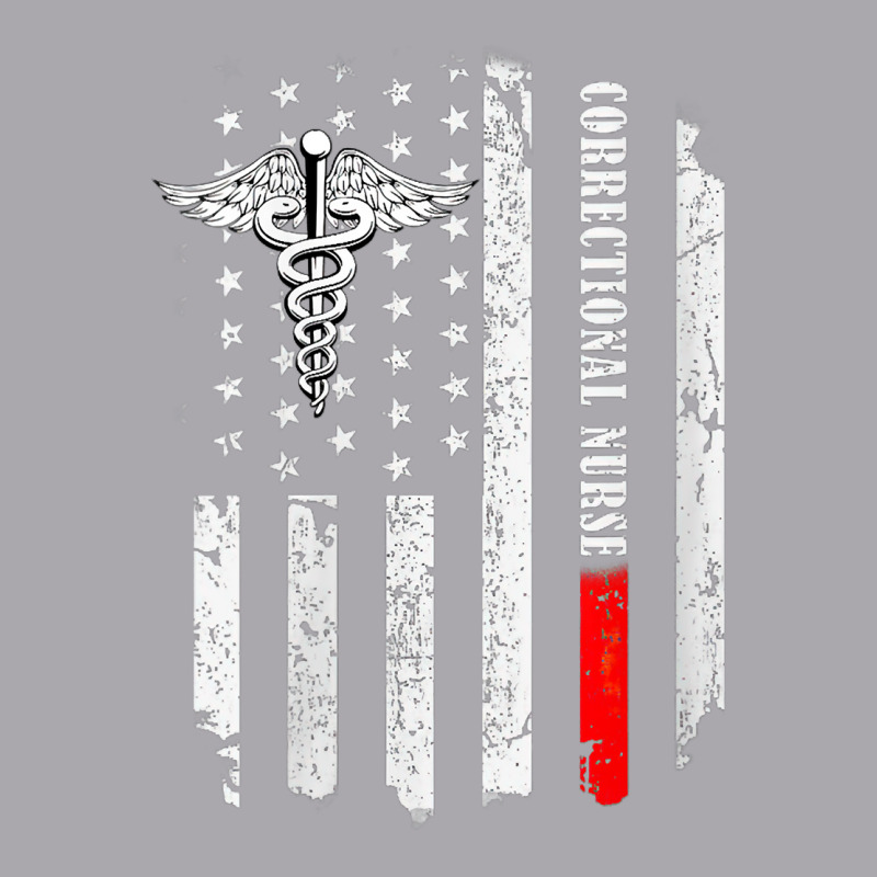 Womens Correctional Nurse American Flag Thin Line Nursing Men Women V Youth 3/4 Sleeve | Artistshot