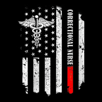 Womens Correctional Nurse American Flag Thin Line Nursing Men Women V Baby Bibs | Artistshot