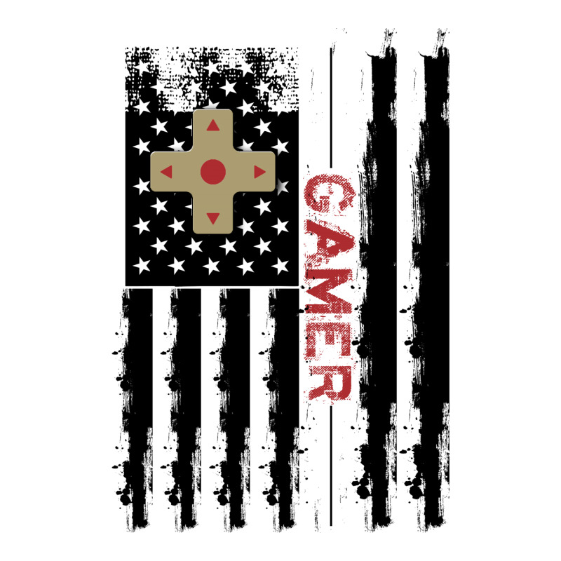 Gamer American Flag For Light Jumbo Paper Bag - 18 X 7 X 18 3/4 | Artistshot