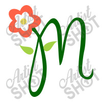 Letter M With Flower Mart Paper Bag -13 X 7 X 17 | Artistshot