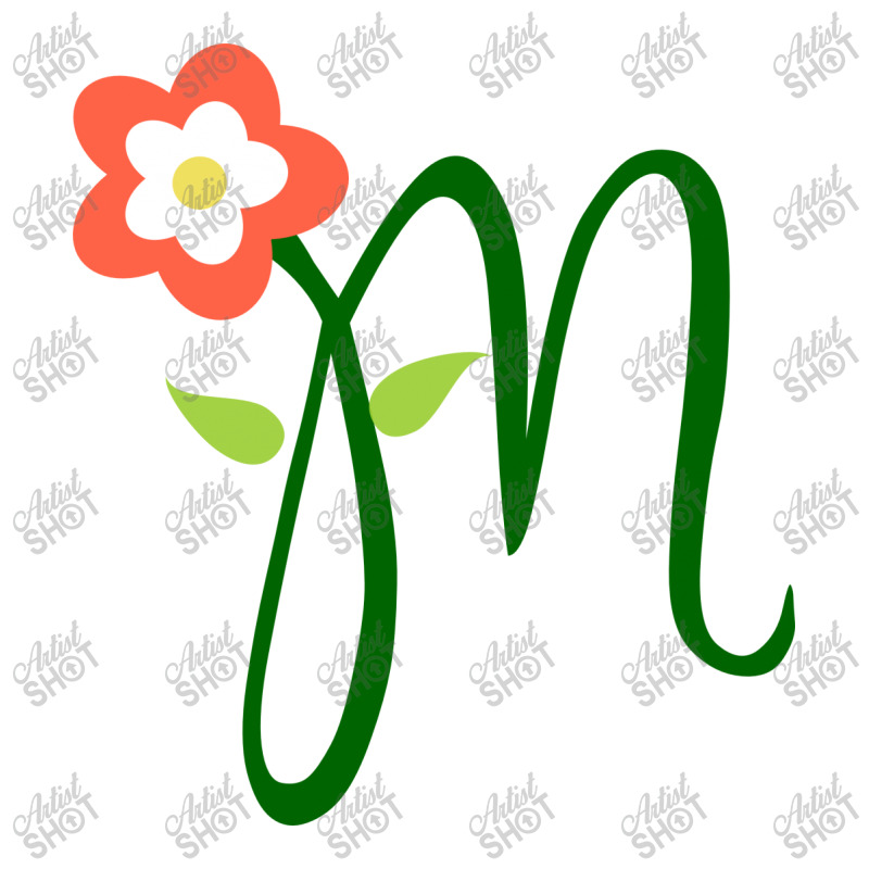 Letter M With Flower Mart Paper Bag -13 X 7 X 17 | Artistshot