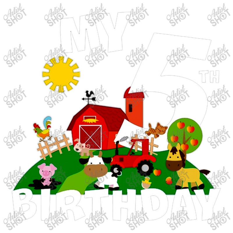 5 Year Old Farm My 5th Birthday Mart Paper Bag -13 X 7 X 17 | Artistshot