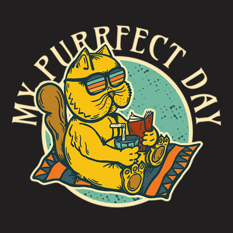 My Purrfect Day  Perfect Beach Day T-shirt | Artistshot