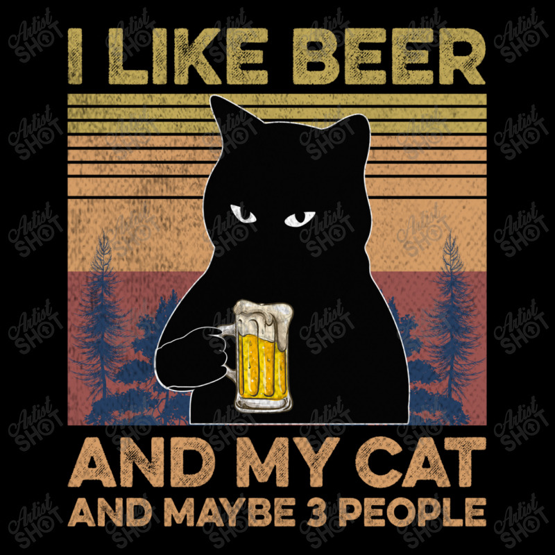 I Like Beer My Cat And Maybe 3 People Unisex Jogger by YenNgoc | Artistshot