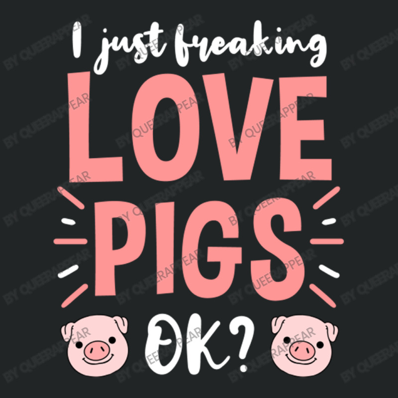 I Just Freaking Love Pigs Ok, For Pig Lover Duffel Bag | Artistshot