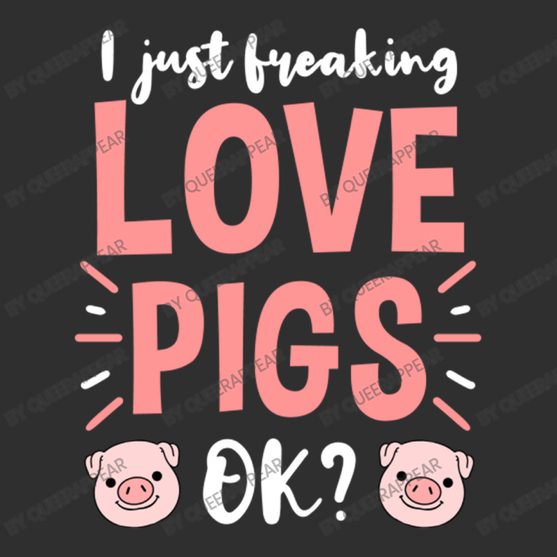 I Just Freaking Love Pigs Ok, For Pig Lover Oval Leatherette Patch | Artistshot