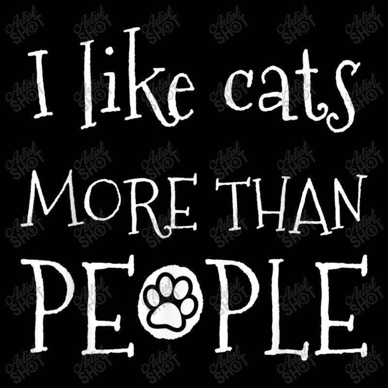 I Like Cats More Than People Maternity Scoop Neck T-shirt by YenNgoc | Artistshot