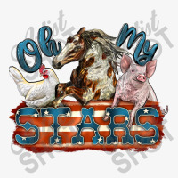 Oh My Stars Farm Animals Ladies Fitted T-shirt | Artistshot