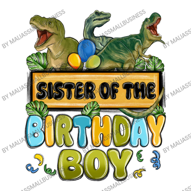 Sister Of The Birthday Boy Women's V-Neck T-Shirt by MaliasSmallBusiness | Artistshot