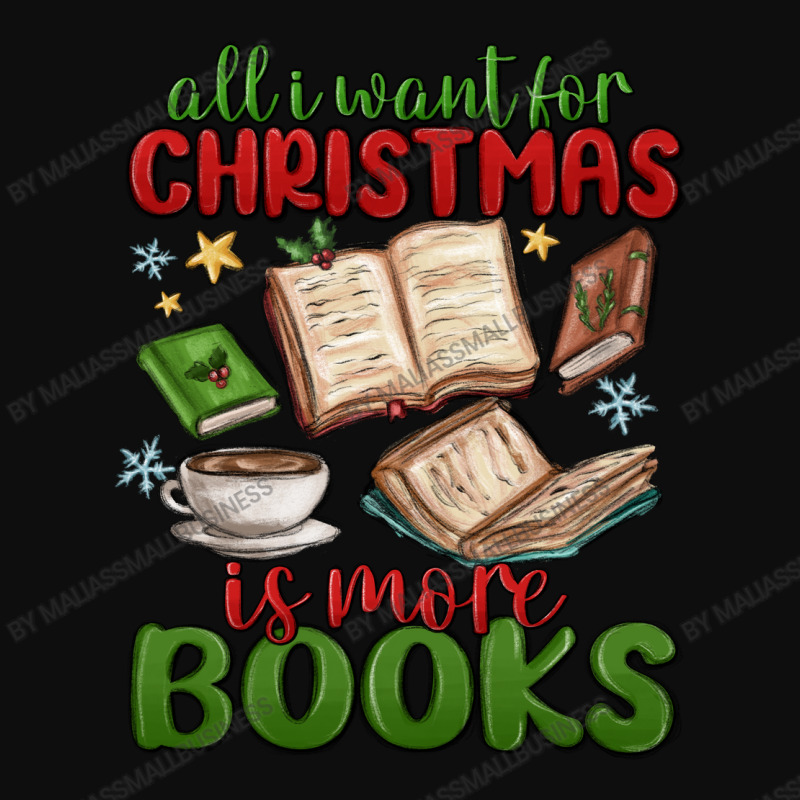 All I Want For Christmas Is More Books Crop Top by MaliasSmallBusiness | Artistshot