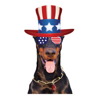 Doberman Eyewear American Flag Sunglasses Glasses And Hat 4th Of July Cub Paper Bag - 8 X 4 1/2 X 10 1/4 | Artistshot