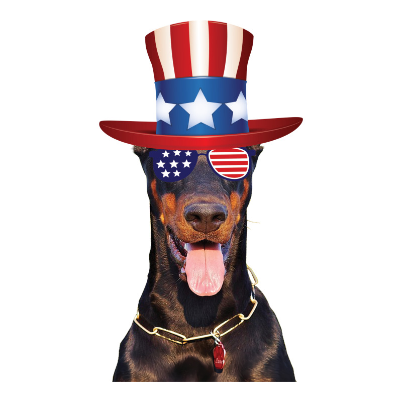 Doberman Eyewear American Flag Sunglasses Glasses And Hat 4th Of July Cub Paper Bag - 8 X 4 1/2 X 10 1/4 | Artistshot