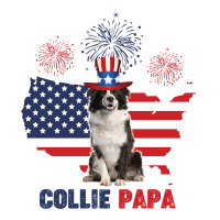 Collie Papa American Flag 4th Of July Cub Paper Bag - 8 X 4 1/2 X 10 1/4 | Artistshot