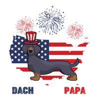 Dachshund Papa American Flag 4th Ofjuly Cub Paper Bag - 8 X 4 1/2 X 10 1/4 | Artistshot