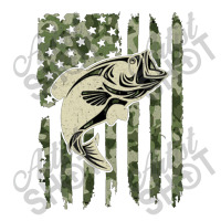 Camouflage American Flag Bass Fishing Cub Paper Bag - 8 X 4 1/2 X 10 1/4 | Artistshot