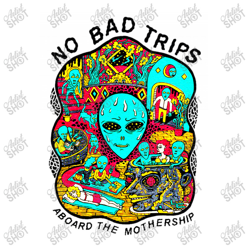 No Bad Trips Cub Paper Bag - 8 X 4 1/2 X 10 1/4 | Artistshot