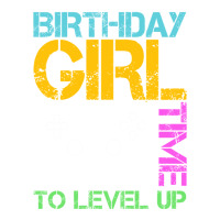 Birthday Girl Time To Level Up Funny Retro Video Gamer T-shirt Debie Paper Bag - 10 X 5 X 13 | Artistshot