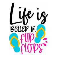 Life Is Better In Flip Flops Debie Paper Bag - 10 X 5 X 13 | Artistshot