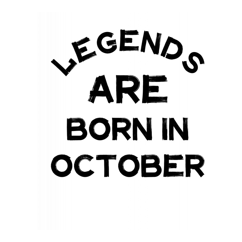 Legends Are Born In October Debie Paper Bag - 10 X 5 X 13 | Artistshot