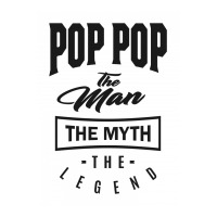 Pop Pop The Myth The Legend Debie Paper Bag - 10 X 5 X 13 | Artistshot