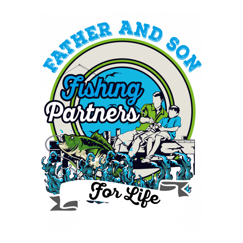 Father And Son Fishing Partners For Life Debie Paper Bag - 10 X 5 X 13 | Artistshot