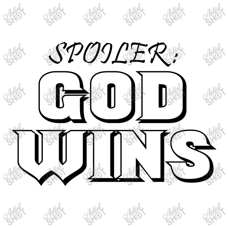 Spoiler God Wins Debie Paper Bag - 10 X 5 X 13 | Artistshot