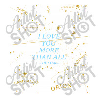 I Love You More Than All The Stars Debie Paper Bag - 10 X 5 X 13 | Artistshot