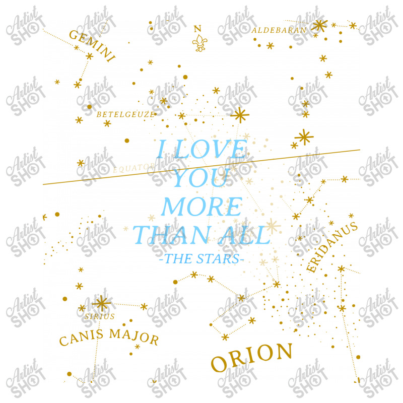 I Love You More Than All The Stars Debie Paper Bag - 10 X 5 X 13 | Artistshot