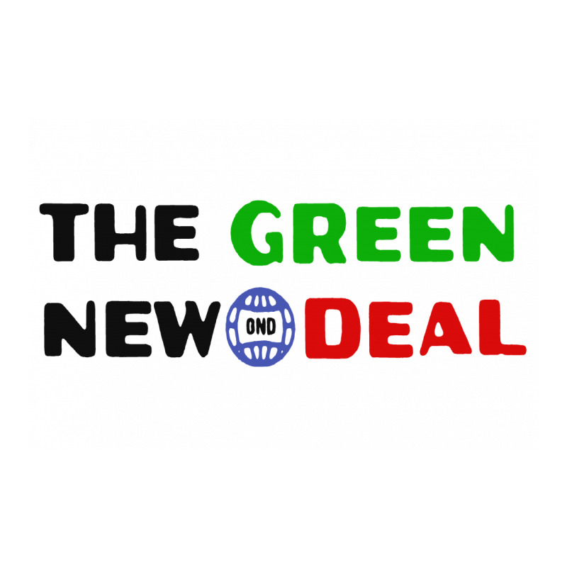 The Green New Gnd Deal Double Wine Paper Bag - 6 1/2 X 3 1/2 X 12 3/8 | Artistshot