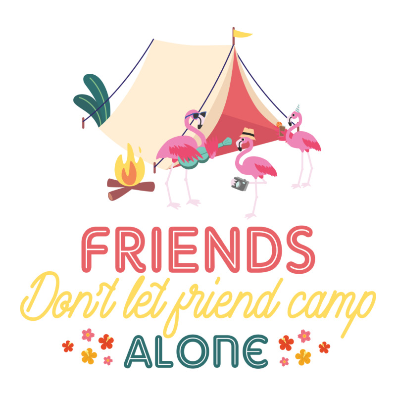 Friends Don't Let Friend Camp Alone Jumbo Paper Bag - 18 X 7 X 18 3/4 | Artistshot