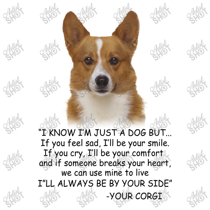 I Know  I'm Just A Dog But If You Feel Sad I'll  Be Your Smile, If You Jumbo Paper Bag - 18 X 7 X 18 3/4 | Artistshot