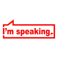 I'm Speaking Essential Jumbo Paper Bag - 18 X 7 X 18 3/4 | Artistshot