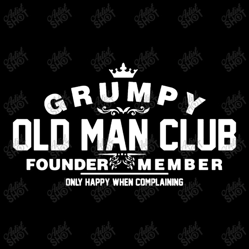 Grumpy Old Man Club Founder Member Complaining Men's 3/4 Sleeve Pajama Set | Artistshot