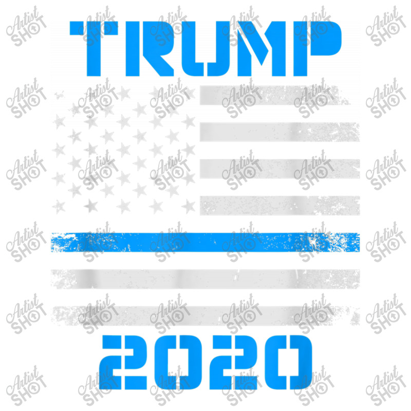 Trump 2020 Police Star Paper Bag - 13 X 7 X 13 | Artistshot