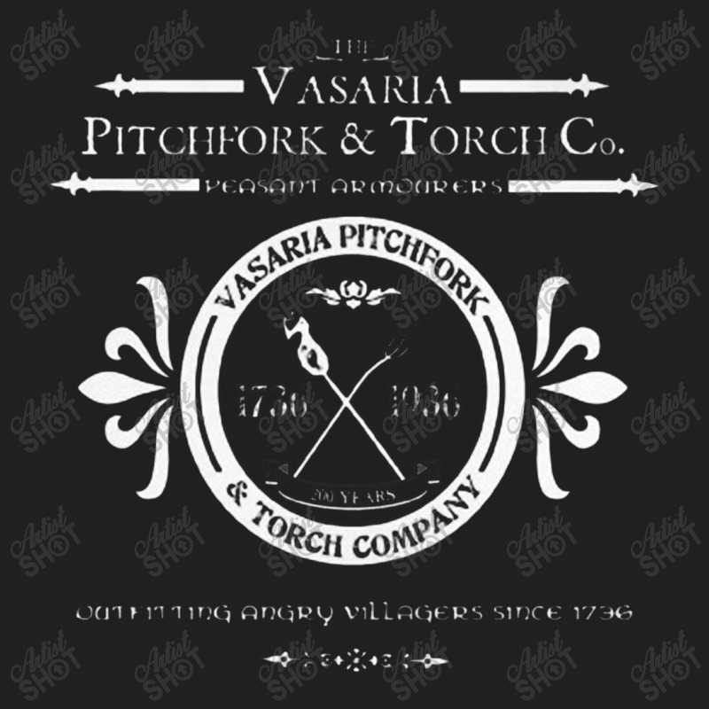 Vasaria Pitchfork & Torch Company   Universal Monsters T-shirt | Artistshot