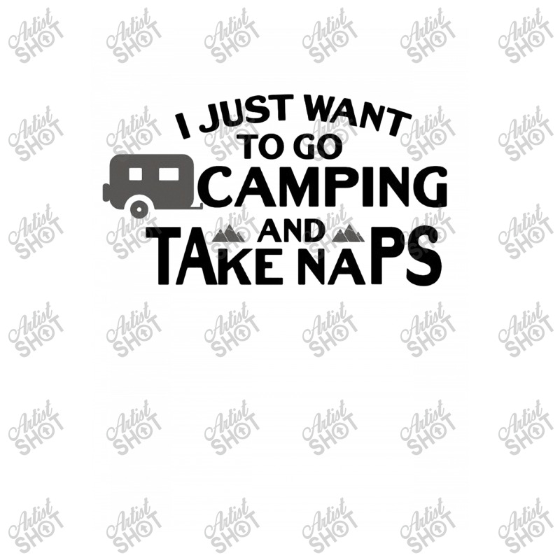 I Just Want To Go Camping And Taking Naps Camping Camper Vogue Paper Bag - 16 X 6 X 12 | Artistshot