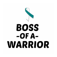 Boss Of A Warrior Cervical Cancer Awareness Vogue Paper Bag - 16 X 6 X 12 | Artistshot