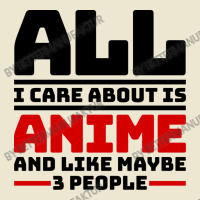 All I Care About Is Anime And Like Maybe 3 People Cropped Hoodie | Artistshot