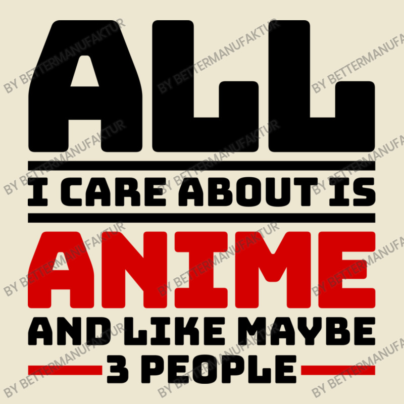 All I Care About Is Anime And Like Maybe 3 People Cropped Hoodie by BetterManufaktur | Artistshot