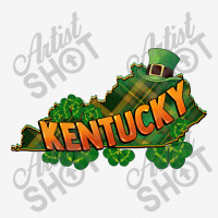 Kentucky Map St. Patrick's Day Portrait Canvas Print | Artistshot