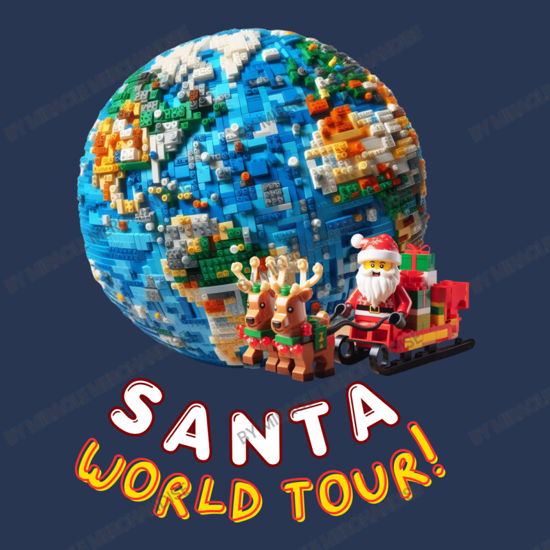 Santa World Tour Men Denim Jacket | Artistshot