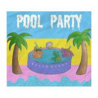 Beach Bunny Pool Party Cub Paper Bag - 8 X 4 1/2 X 10 1/4 | Artistshot